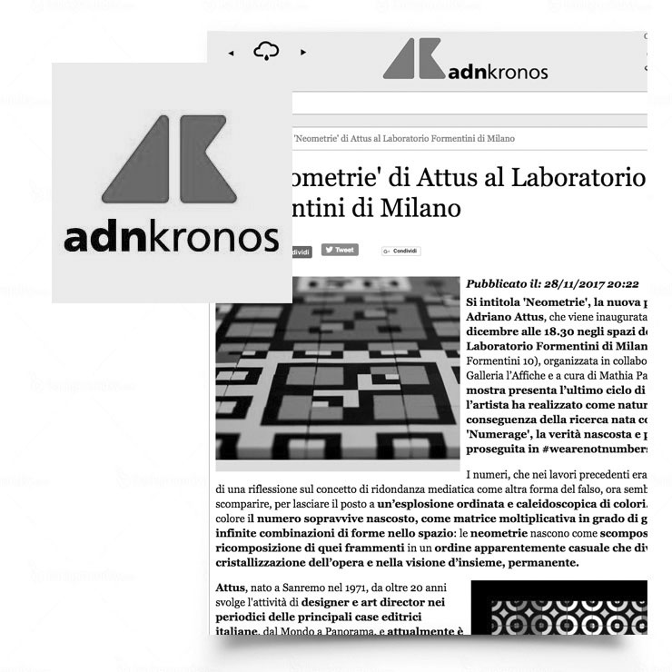 Le Neometrie di Attus al Laboratorio Formentini di Milano